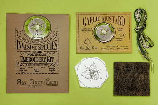 Garlic Mustard Embroidery Kit