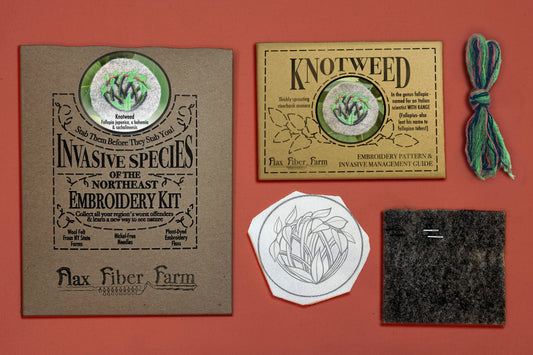 Knotweed Embroidery Kit