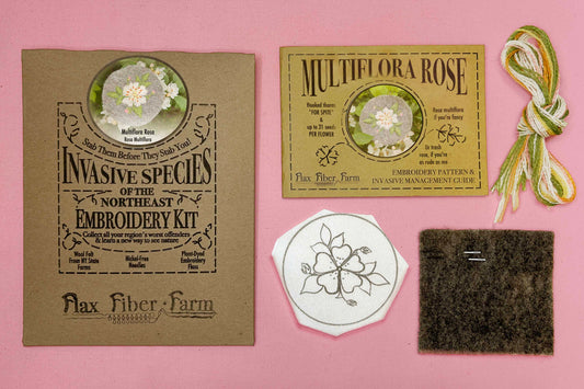 Multiflora Rose Embroidery Kit