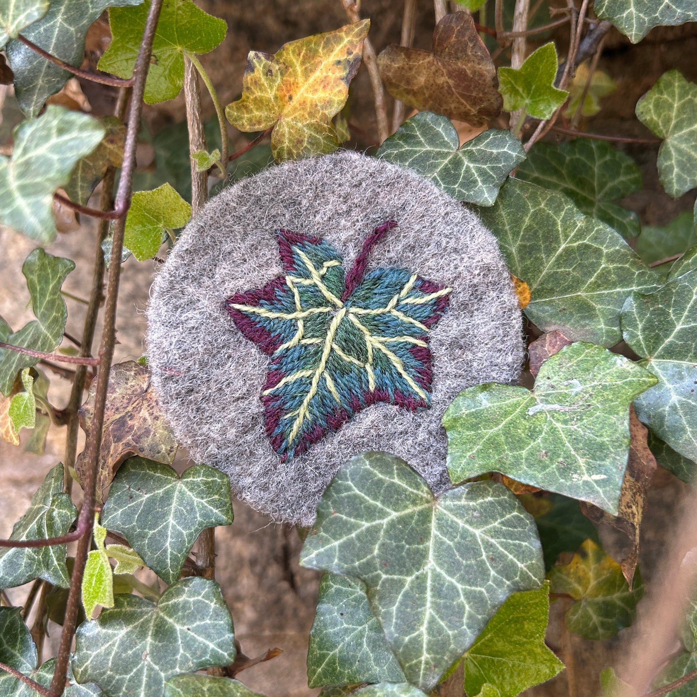 English Ivy Embroidery Kit – Flax Fiber Farm
