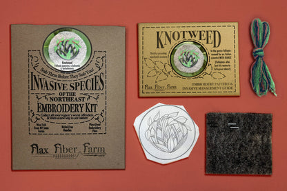 Knotweed Embroidery Kit