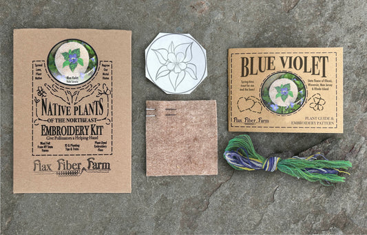 Violet Embroidery Kit