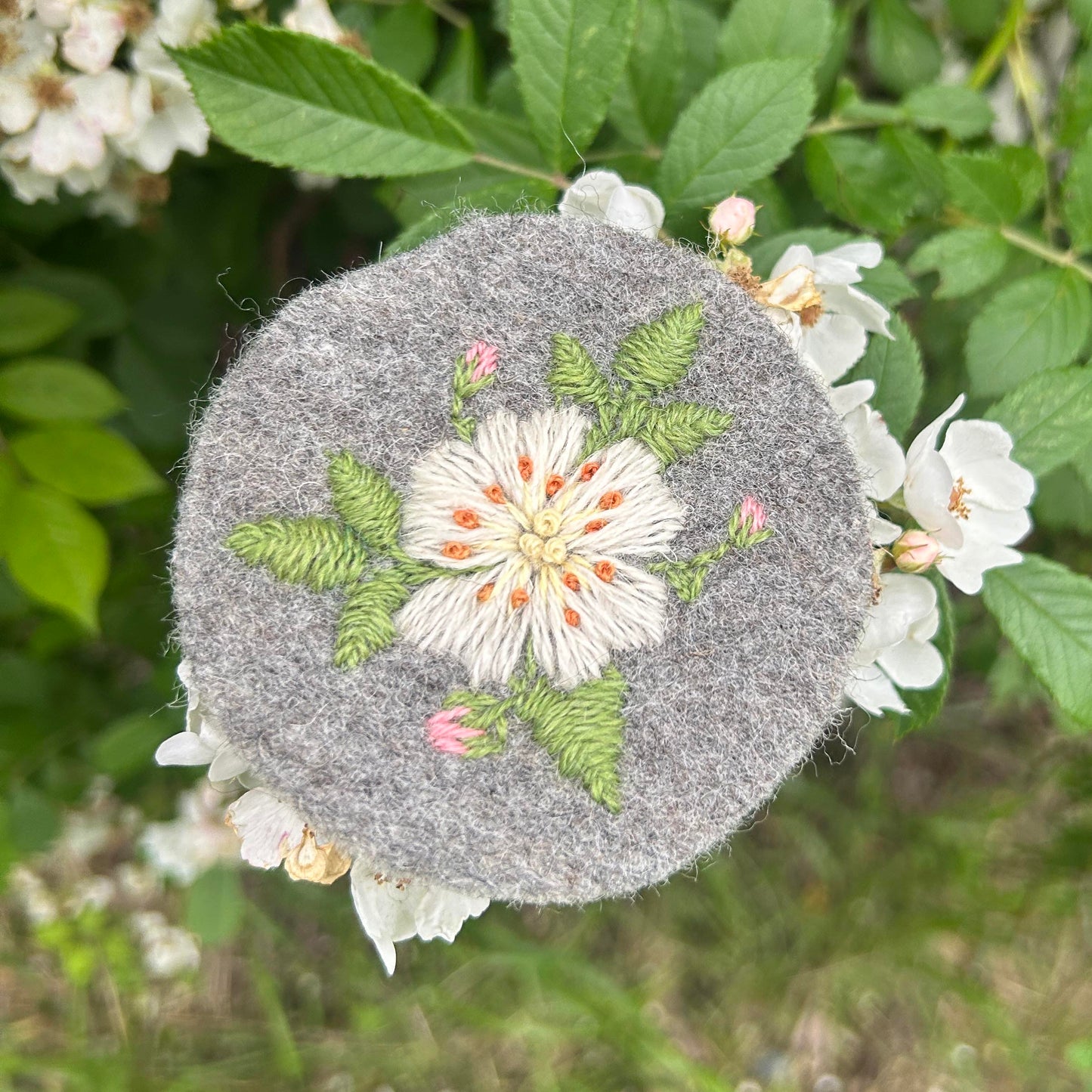 Multiflora Rose Embroidery Kit